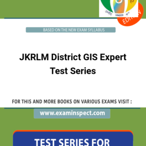 JKRLM District GIS Expert Test Series